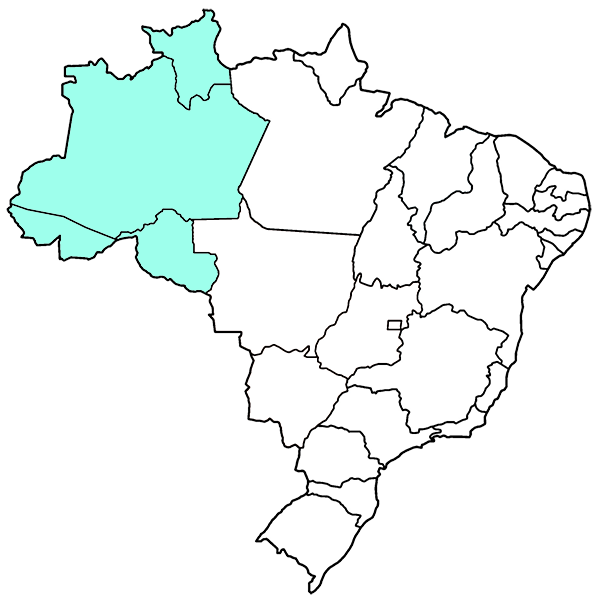 Acre, Amazonas, Rondônia e Roraima