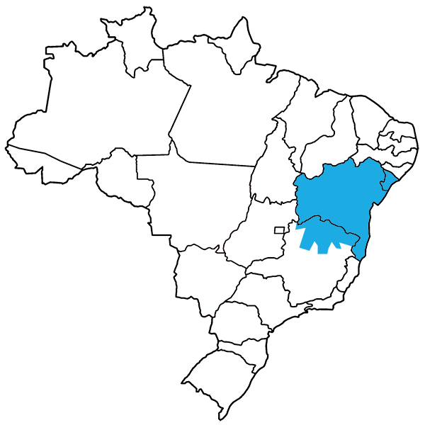 Bahia, Sergipe, Minas Gerais