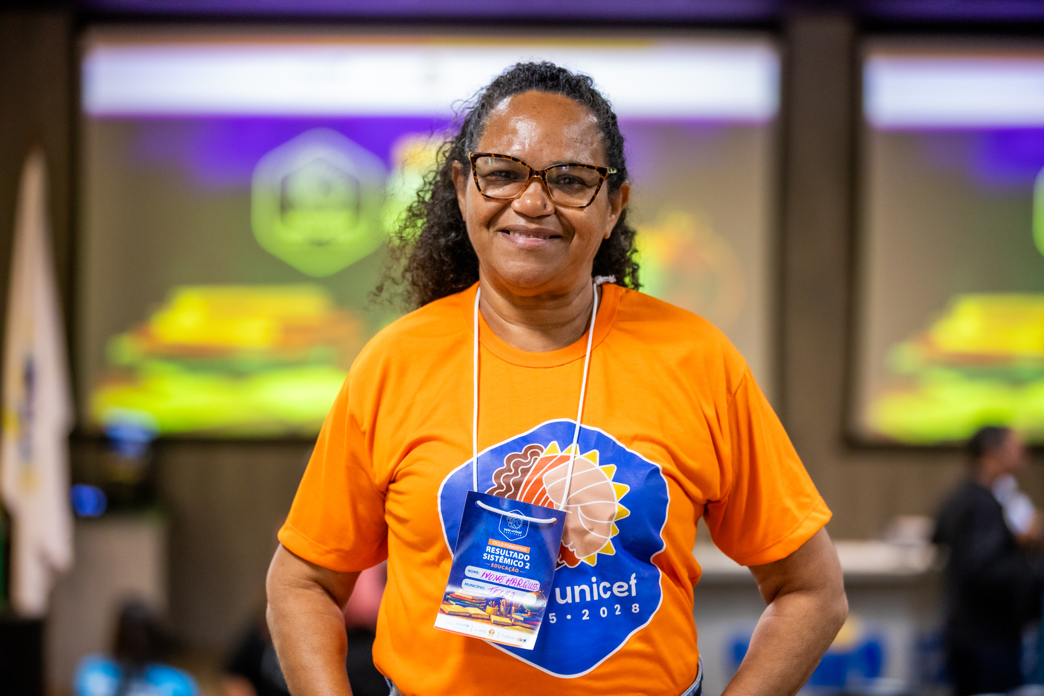 Ivone Marques, articuladora do Selo UNICEF do municÃ­pio de Telha/SE