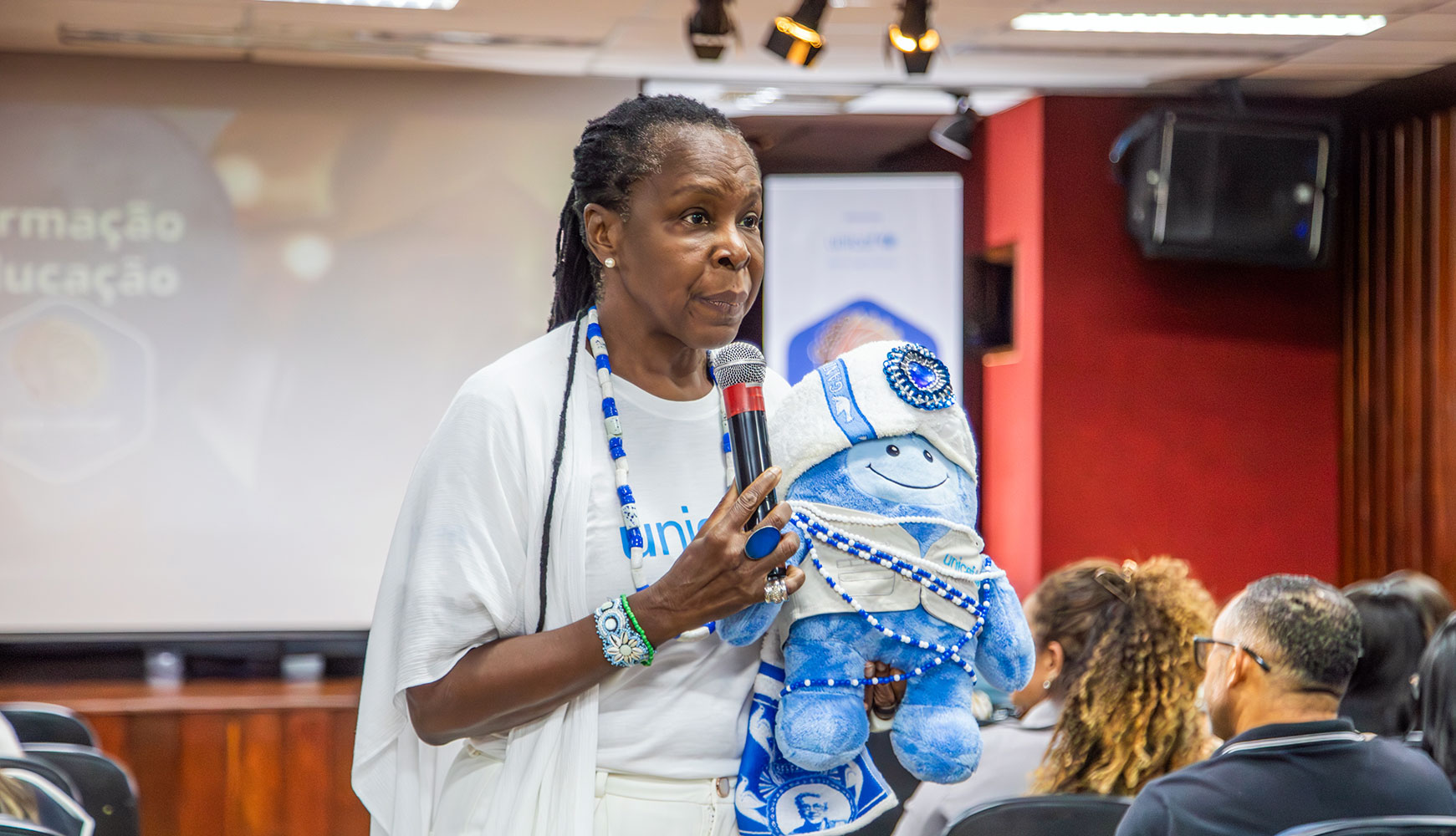 Helena Oliveira, chefe do escritÃ³rio do UNICEF para os estados de Sergipe, Bahia e Minas Gerais