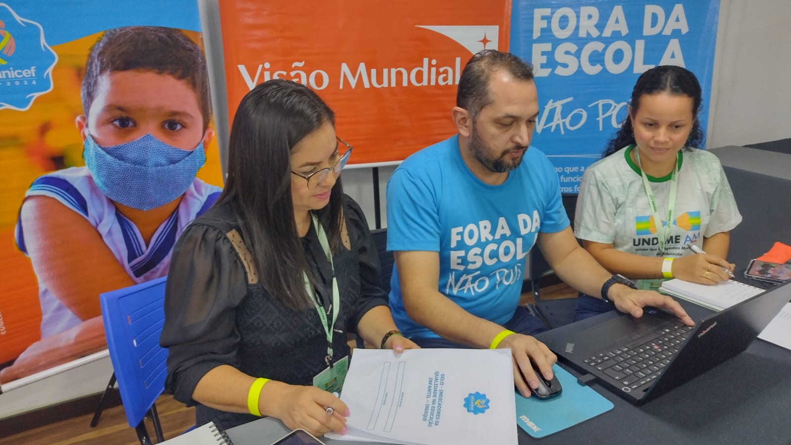 A Visão Mundial apoiou 13 municípios  durante as atividades do Fórum da Undime-AM que aconteceram nos dias 17 e 18 em Manaus