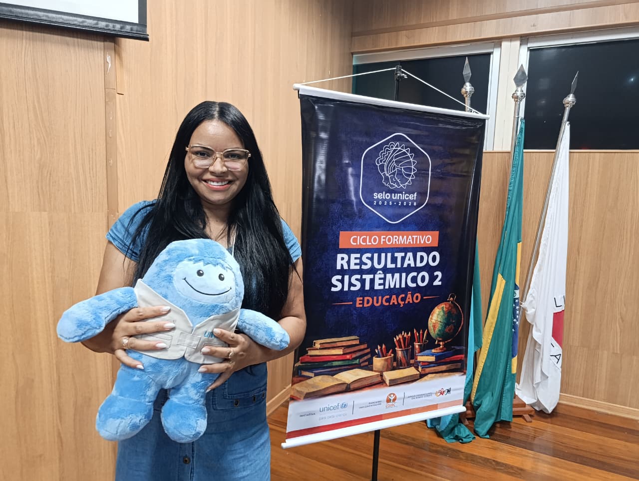 Coordenadora da Busca Ativa Escolar (BAE) no municÃ­pio de Pai Pedro, Gracielle Nogueira