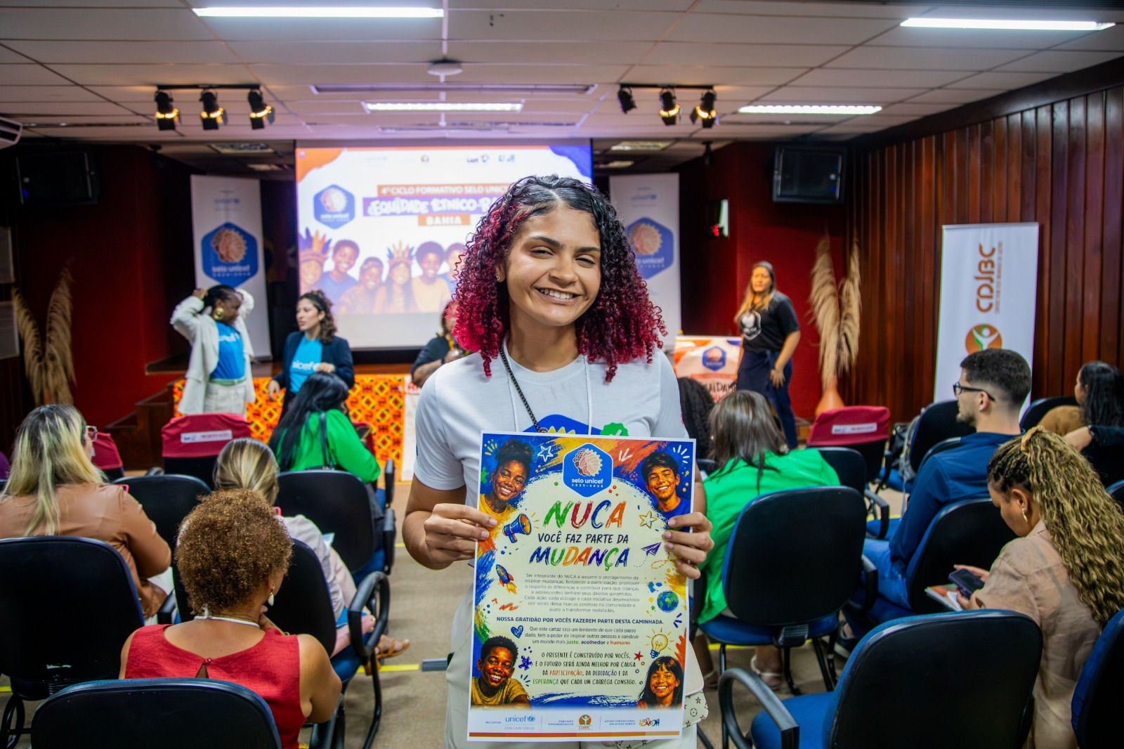 Foto Mirela Almeida, adolescente do NUCA do município de Aporá/BA