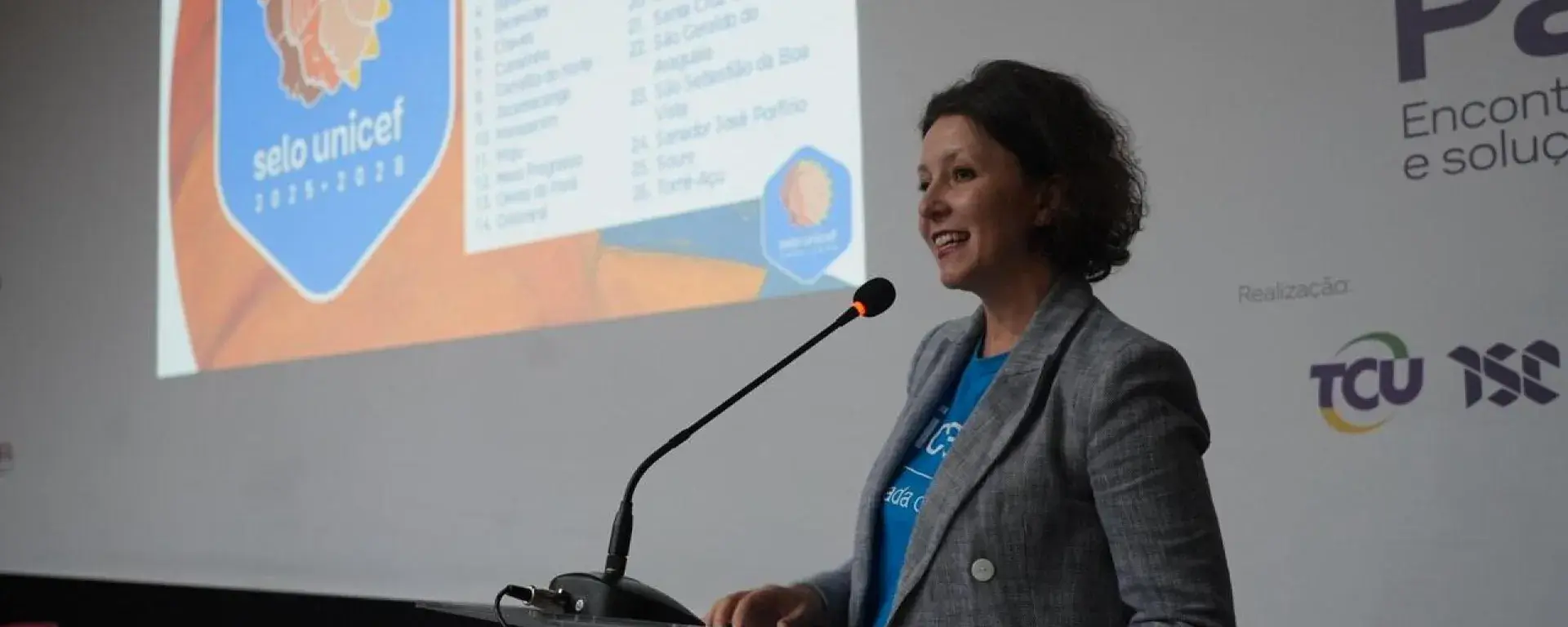 Mariana Rocha apresenta o Selo UNICEF 2025-2028