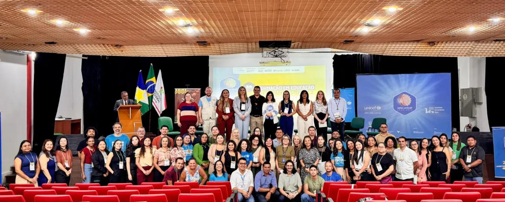 participantes da formação de educação RS2 em boa bista