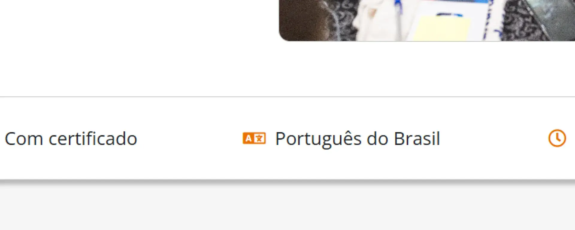 chamada do curso