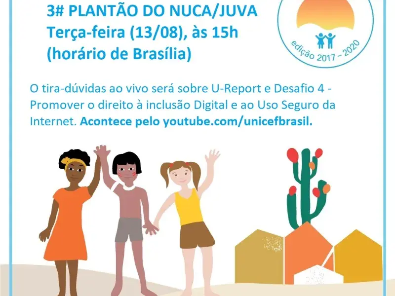 #3 Plantão NUCA_JUCA acontece nesta terça-feira (13/08)