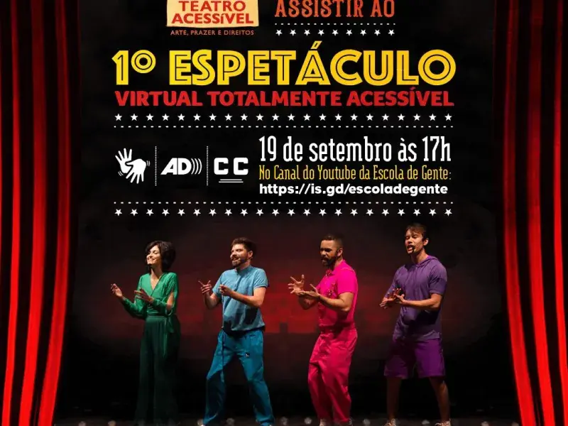 Teatro com acessibilidade para NUCAs e JUVAs