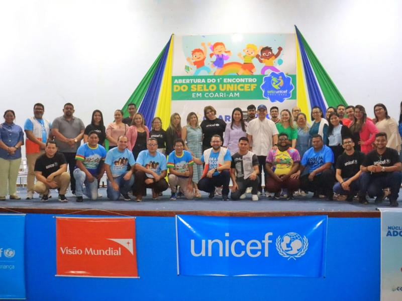 Evento visa capacitar as equipes municipais para o desenvolvimento das atividades do Selo UNICEF, edição 2021-2024 (Foto: SEMCOM/COARI)