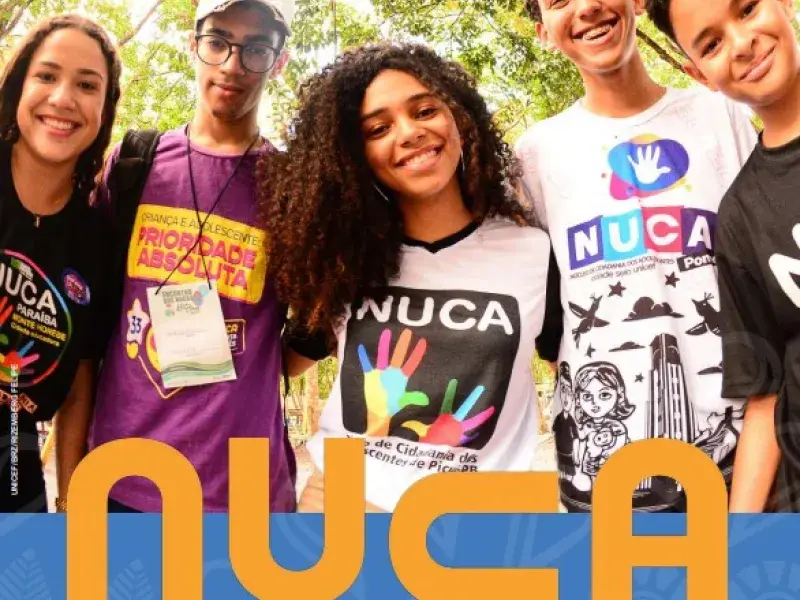Capa da publicação do Guia do Núcleo de Cidadania de Adolescentes