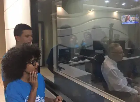 Josielle visitou os estúdios da Rádio Jornal no dia do WCD