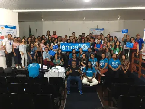 O encontro reuniu representantes da gestão pública de 46 municípios sergipanos e 43 municípios da região nordeste paraense, equipes do UNICEF e parceiros para debater e trocar experiências sobre proteção social.