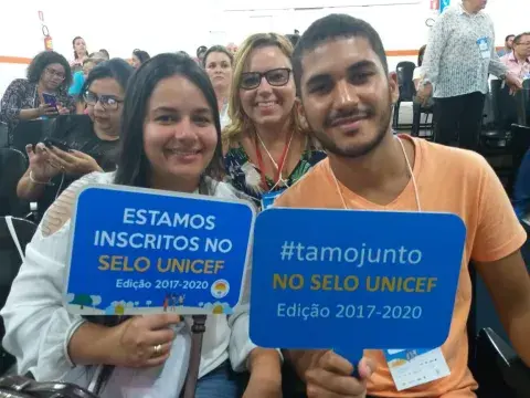 Articuladores e mobilizadores do Selo UNICEF 46 municípios sergipanos e 43 municípios da região nordeste paraense estiveram presentes nos Ciclos de Capacitação em Sergipe e no Pará.