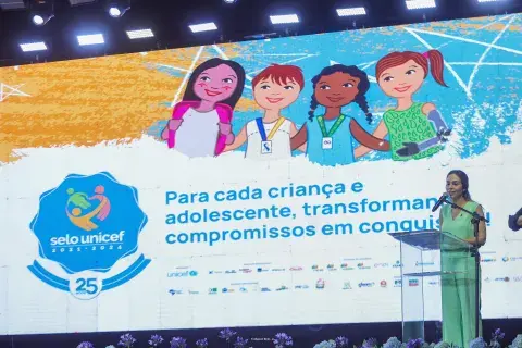 Cerimônia de certificação do Selo UNICEF no Piauí.