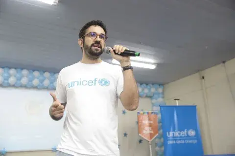 Paulo Diógenes - Oficial de Wash do Escritório do UNICEF em Manaus