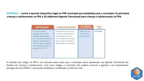 Como incluir a Agenda Transversal dos Direitos da Criança e do Adolescente no PPA do seu município 