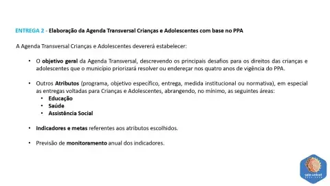 Como incluir a Agenda Transversal dos Direitos da Criança e do Adolescente no PPA do seu município 