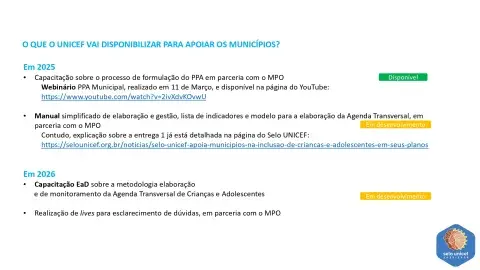Como incluir a Agenda Transversal dos Direitos da Criança e do Adolescente no PPA do seu município 