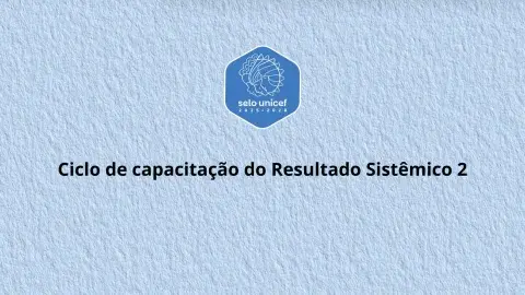 Banner escrito segundo ciclo de capacitação