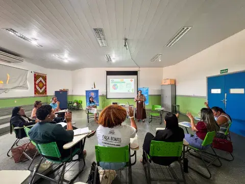 Autoridades presentes na formação