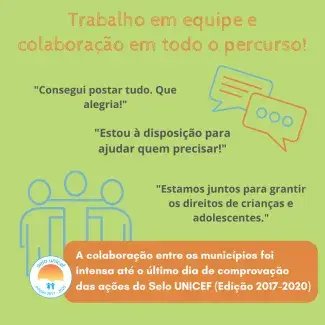  Trabalho em equipe e colaboração se intensificam e marcam a busca pela garantia de direitos para meninas e meninos 