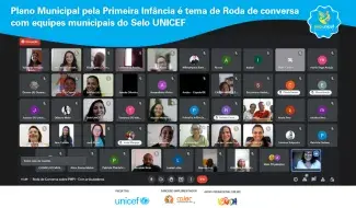 Plano Municipal pela Primeira Infância é tema de Roda de conversa com equipes municipais do Selo UNICEF