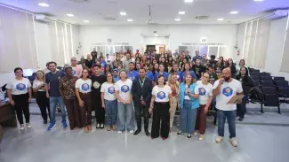 Pessoas presentes no auditório