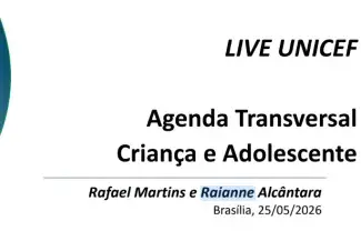 capa do slide da Agenda Transversal Criança e Adolescentes
