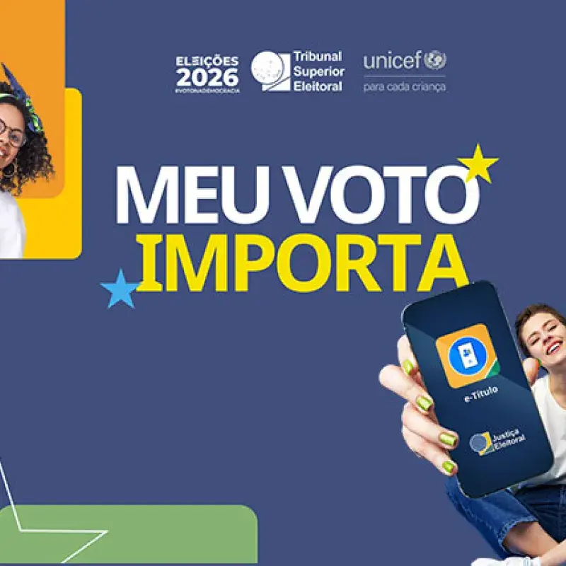 Adolescente que tirar título de eleitor pode ganhar prêmio do UNICEF e TSE